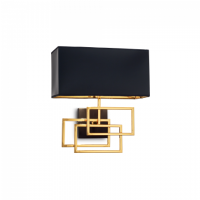 Kinkiet Luxury AP1 201092 NOWOCZESNY IP20 E27 METAL TWORZYWO SZTUCZNE Ideal Lux nowoczesna oprawa ścienna w kolorze mosiądzu