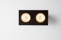 Lampa wpuszczana Auro Base 90x2 WP Labra  4.1173 dwie  tuby prostokątna podstawa techniczna LED różne kolory wykończenia - 3