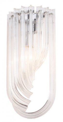 Kinkiet Plaza W0230 MAXlight dekoracyjna elegancka wykonana z metalu o chromowanym zabarwieniu oraz szkła