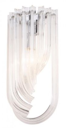 Kinkiet Plaza W0230 MAXlight dekoracyjna elegancka wykonana z metalu o chromowanym zabarwieniu oraz szkła
