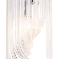 Kinkiet Plaza W0230 MAXlight dekoracyjna elegancka wykonana z metalu o chromowanym zabarwieniu oraz szkła