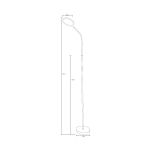 SM-609-BL LAMPA PODŁOGOWA CZARNA/BLACK ZUMALINE - 2