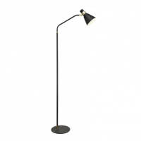 Lampa podłogowa Biagio ML-H16079BFLK-1 CZARNA  Italux skandynawski styl