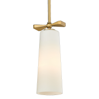 Lampa wisząca BOW P01138BR Cosmo Light szklany klosz