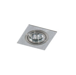 Lampa wpuszczana kwadrat nowoczesna CARO S  SN-6811S-ALU Azzardo aluminium