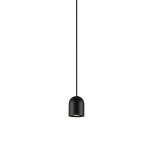 Lampa wisząca BELL/Z 210A  ELKIM  Czarna lub biała aluminium + szkło LED 4000K / 3000K - 2