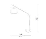 Lampa podłogowa Daddy PT1 110356 NOWOCZESNY IP20 E27 METAL Ideal Lux OPRAWA W STYLU NOWOCZESNYM  - 2