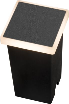 Oprawa schodowa ALF SQUARE 3000K AZ4465 CZARNA 3W IP65