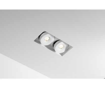 Podwójna oprawa sufitowa Multiva Evo 115.2 Trimless Edge.LED 6.5W On-Off Labra 4.1815 Regulowana 