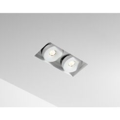 Podwójna oprawa sufitowa Multiva Evo 115.2 Trimless Edge.LED 6.5W On-Off Labra 4.1815 Regulowana 