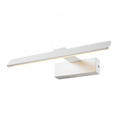 Kinkiet CORTO MB1040M Italux BIAŁY PIASKOWANY AKRYLOWA OSŁONA DŁUGOŚĆ 36,5 CM LED 12W