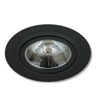 OPRAWA RUCHOMA SUFITOWA   - PODTYNKOWA CZARNA - AR111