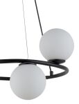 Lampa wisząca GAMA 33382 SIGMA czarna z białymi kulami - 2