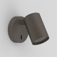 Kinkiet Ascoli Single Switched 1286009 Reflektor z włącznikiem brązowy