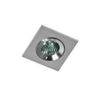 Lampa sufitowa wpuszczana Pablo AZzardo GM2107-ALU AZ1015 techniczna aluminium kwadrat MR16 