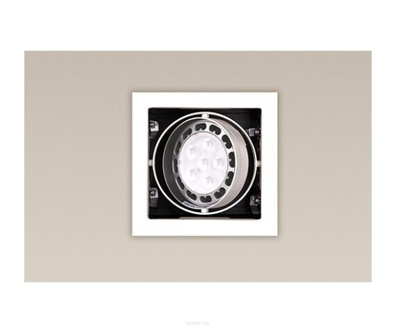 Lampa sufitowa oprawa wpuszczana  Oprawa podtynkowa Matrix H0059 Maxlight biała ar111