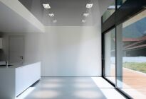 Lampa Ezio wpust AZzardo GM2105 AL AZ0811 z metalu i aluminium w kolorze aluminium prostokąt - 3