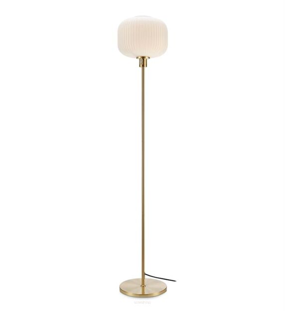 Lampa podłogowa SOBER Podłogowa Mosiądz/Biały MARKSLOJD 108054