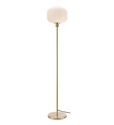 Lampa podłogowa SOBER Podłogowa Mosiądz/Biały MARKSLOJD 108054