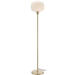 Lampa podłogowa SOBER Podłogowa Mosiądz/Biały MARKSLOJD 108054