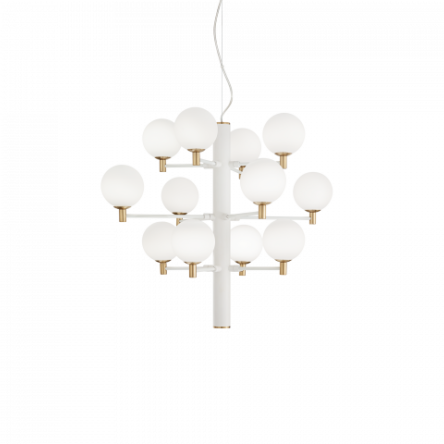 Lampa wisząca Żyrandol Copernico SP12 197302 NOWOCZESNY IP20 G9 METAL Ideal Lux OPRAWA W STYLU NOWOCZESNYM 