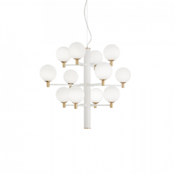 Lampa wisząca Żyrandol Copernico SP12 197302 NOWOCZESNY IP20 G9 METAL Ideal Lux OPRAWA W STYLU NOWOCZESNYM 
