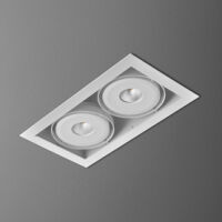 Oprawa wpuszczana Squares 111x2 QRLED Aquaform z ramką 30113 różne kolory wykończenia techniczna regulowana