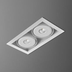 Oprawa wpuszczana Squares 111x2 QRLED Aquaform z ramką 30113 różne kolory wykończenia techniczna regulowana
