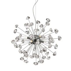 Lampa wisząca STAR P0539-06A-F4AC Zuna Line szklana chrom