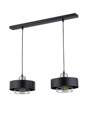 Lampa wisząca POKER 2 SIGMA 32065 CZARNA SREBRNA LOFT
