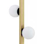 Lampa podłogowa FREEMONT 1738 Argon mosiądz szklane kule 150 cm - 4