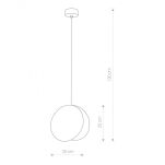 Lampa stojąca zewnętrzna Cumulus M E27 Ø45cm biała 40cm IP44 6977 - 2