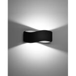 Kinkiet TILA 30 SL.1019 SOLLUX LIGHTING nowoczesny czarny stalowy - 5