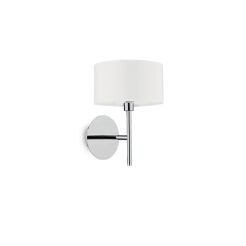 Kinkiet Woody 143156 NOWOCZESNY IP20 E27 METAL  Ideal Lux OKRĄGŁA OPRAWA 