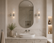 RIMINI Wall 2L Clear/Chrome 109027 Markslojd - 2