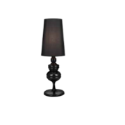 Lampa stołowa BAROCO TABLE AC-7121-1 AZ2162 czarna barokowy klasyczny styl 