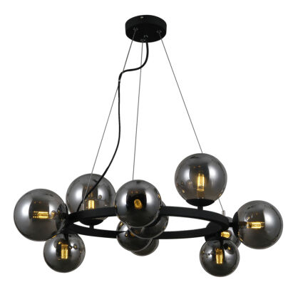 Lampa wisząca Montora PND-30223-11 Italux DESIGNERSKA dymione klosze