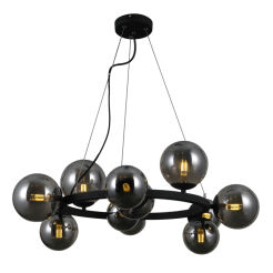 Lampa wisząca Montora PND-30223-11 Italux DESIGNERSKA dymione klosze