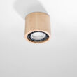 Lampa sufitowa BASIC  1 SL.0913 SOLLUX LIGHTING drewniana tuba GU10 - 3