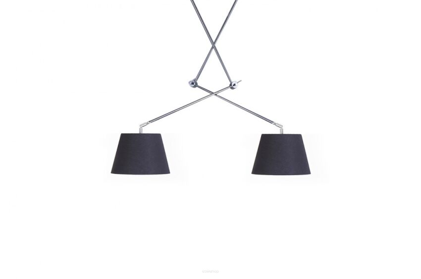 Lampa wisząca ADAM 2S BLACK PENDANT LAMP BODY azzardo przegubowe ramiona