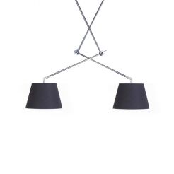 Lampa wisząca ADAM 2S BLACK PENDANT LAMP BODY azzardo przegubowe ramiona