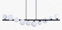 Lampa wisząca SYBILLA AZ4404 Azzardo czarno-biała nowoczesna - 3