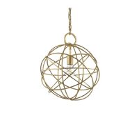 Lampa wisząca Konse SP1 155968 NOWOCZESNY IP20  METAL / SZKŁO / STAL ZŁOTA OPRAWA W STYLU NOWOCZESNYM Ideal Lux LAMPA WEWNĘTRZNA 