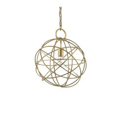 Lampa wisząca Konse SP1 155968 NOWOCZESNY IP20  METAL / SZKŁO / STAL ZŁOTA OPRAWA W STYLU NOWOCZESNYM Ideal Lux LAMPA WEWNĘTRZNA 