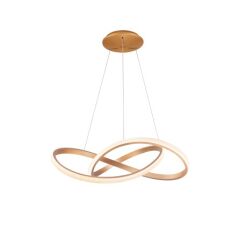 Lampa wisząca INFINITY 80 CCT BK + REMOTE CONTROL złota Azzardo AZ5097