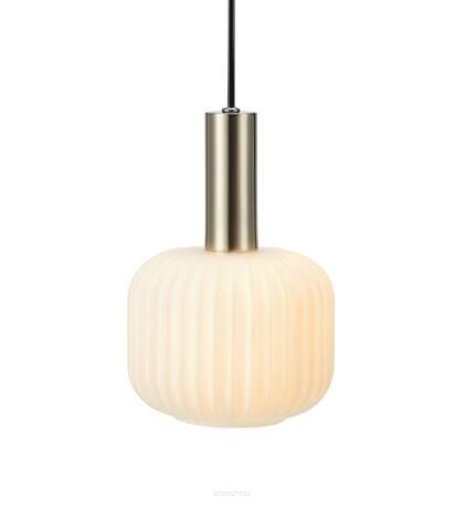 Lampa wisząca SOBER PENDANT SMALL 1L Stal/Biały MARKSLOJD 108122 
