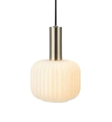 Lampa wisząca SOBER PENDANT SMALL 1L Stal/Biały MARKSLOJD 108122 