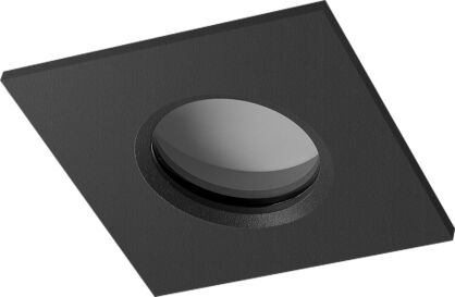 Oprawa sufitowa wpuszczana czarna AZzardo IKA SQUARE IP65 AZ4230 