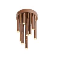 Lampa sufitowa plafon  ORGANIC COPPER C0116 plafon mały Maxfliz lampa jest w stylu nowoczesnym wykonana z miedzianych rurek zakończonych źródłem światła led