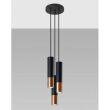 Lampa wisząca LOOPEZ SL.0949 Sollux 3x GU10 czarna miedź - 3